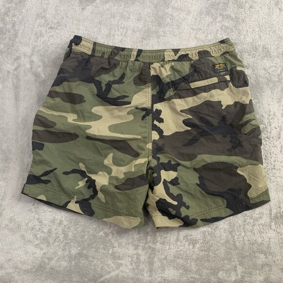 Carhartt Shorts Mens Large CA Wings Swim Trunks Camo Lined Ripstop Nylon Outdoor - Picture 9 of 10